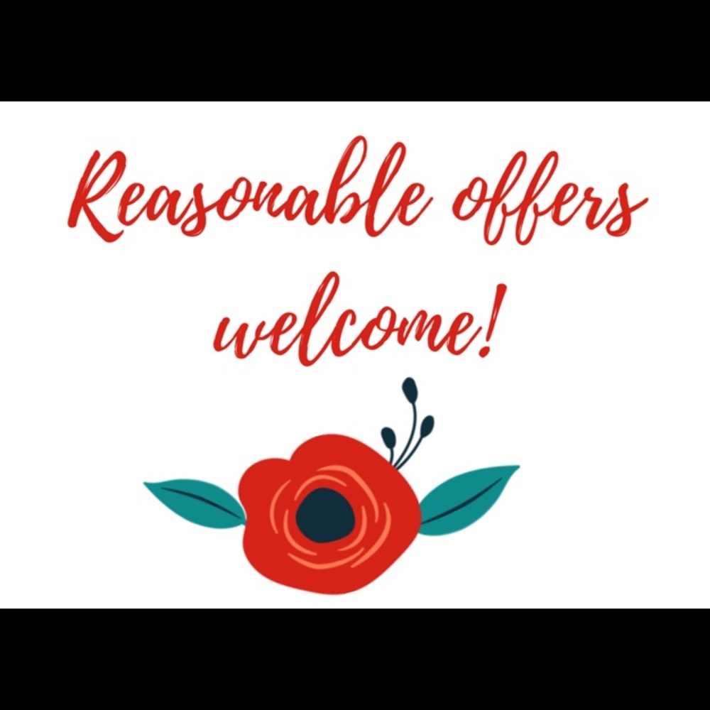 Reasonable offers welcome!
